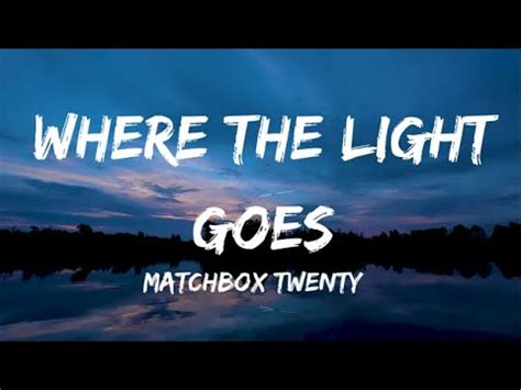 where the light goes lyrics